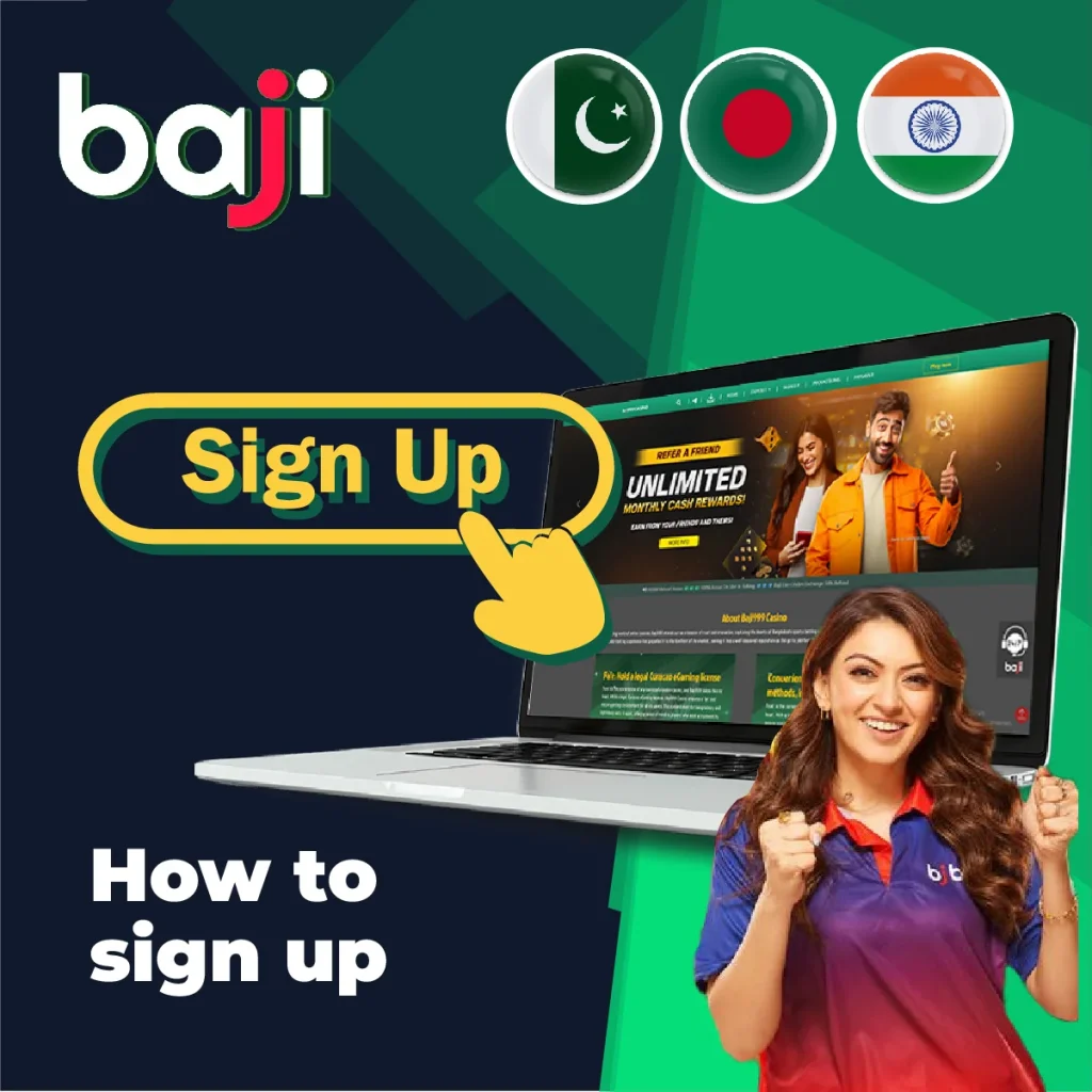 How to sign up at Baji999