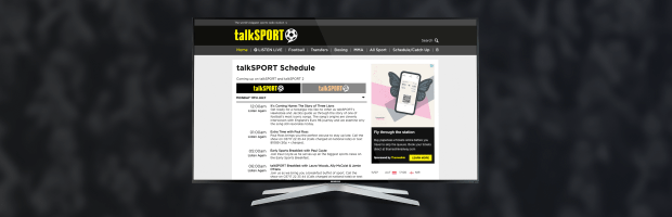  Listen to talkSPORT on your TV